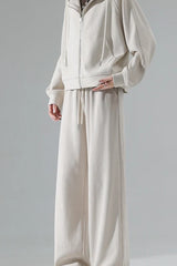 Fleece Lined Relaxed Knit Pants