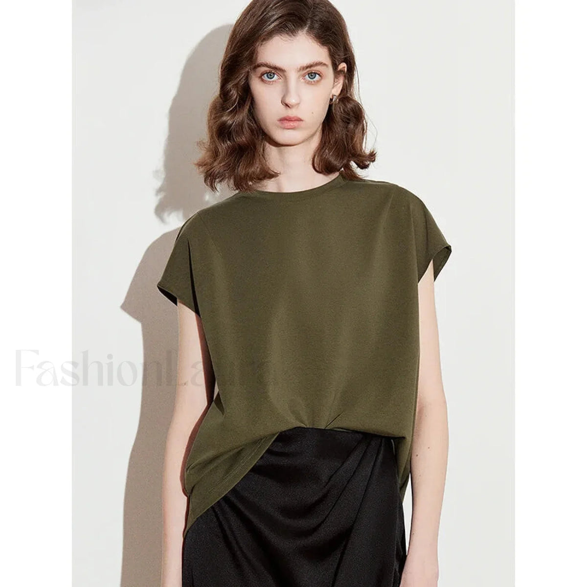 Spring New Round Neck Cotton T-Shirt