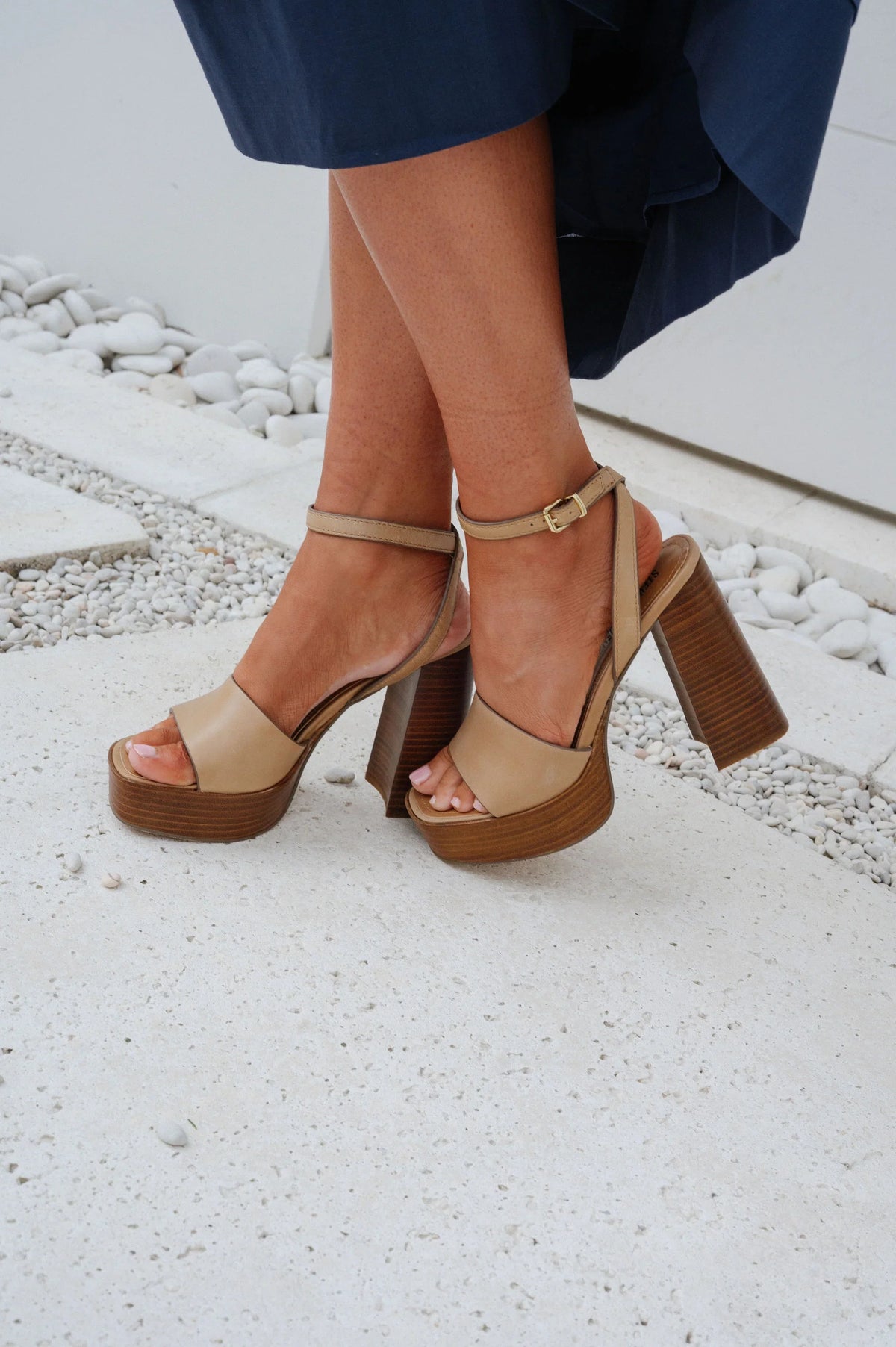 Floria Heel- Banana Leather