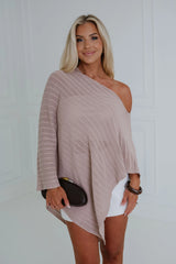 Jamie Poncho Top-Mocha