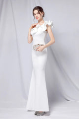 Off Shoulder Mermaid Maxi Party Dress