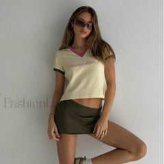 Y2K Sexy Round Neck T-Shirt