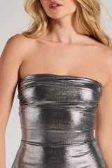Solid Backless Bodycon Mini Dress