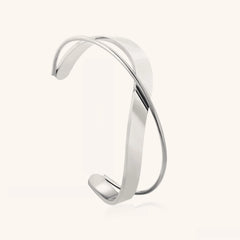 Vintage Geometric Open Bangle Bracelet