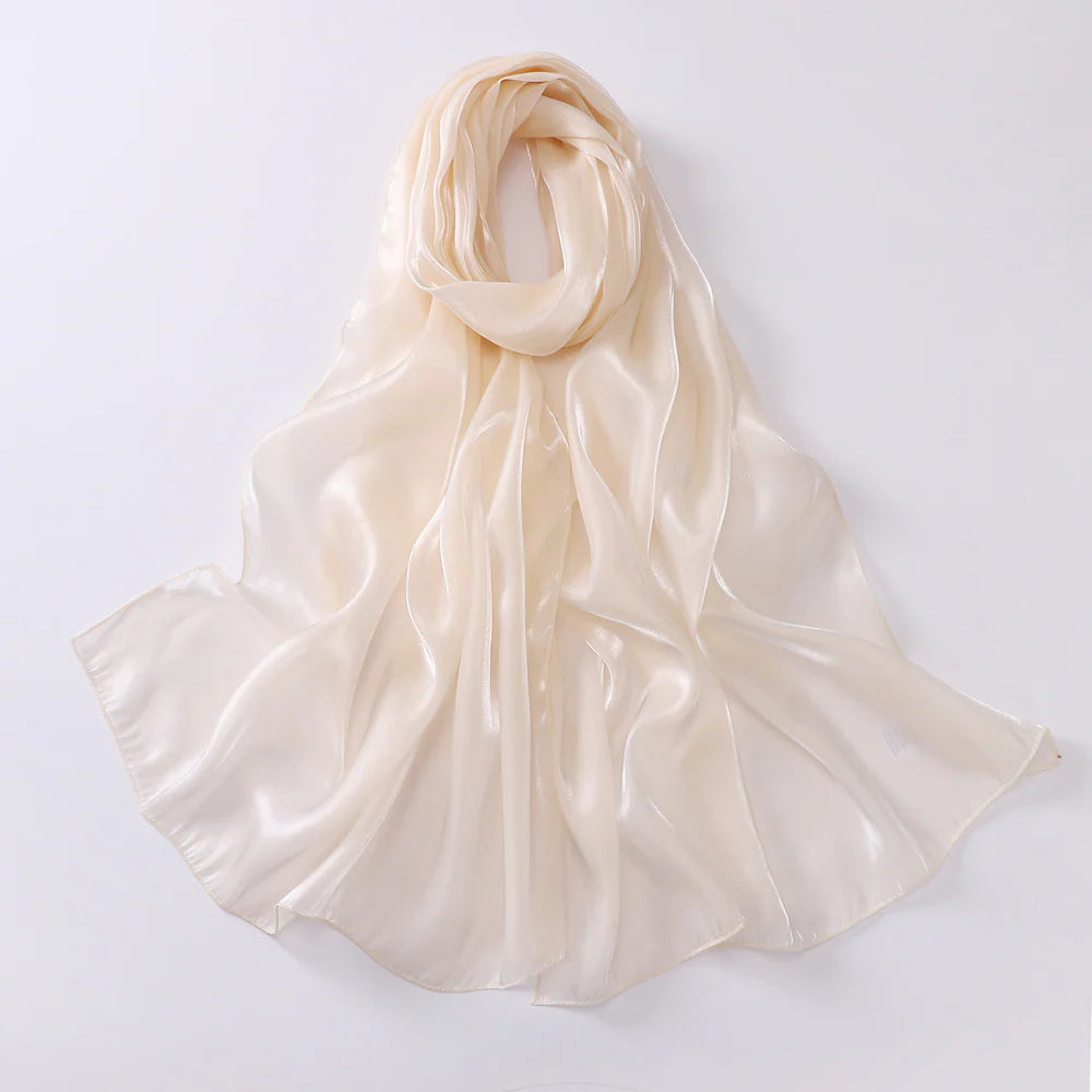 Organza Sheer Glossy Elegant Head Scarf