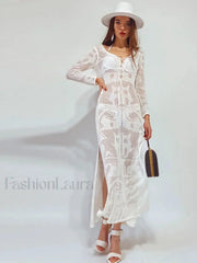 Crochet Rash Guard Cover Up
