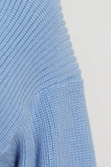 Slim Fit V-Neck Knit Top