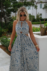 Beach Day Dress- Blue Horizon