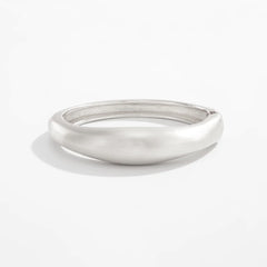Versatile Matte Coil Bangle Bracelet