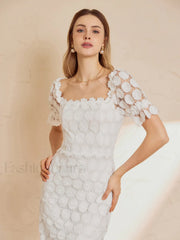 Multi Floral Graceful Midi Dress