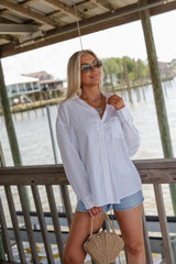 Staple Pocket Collar Shirt-White