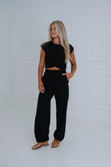 Tinsley Pants Set-Black