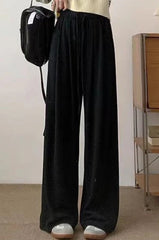 Relaxed Casual Drapey Knit Pants