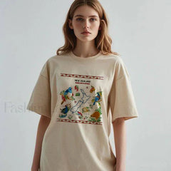 New Zealand Cartoon Summer Loose Casual T-Shirt