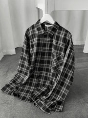 Men's Long Sleeve Checkered Button Shirt