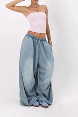 Loose Fit Wide Leg Street Jeans