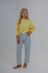 Easy Days Sweater-Banana