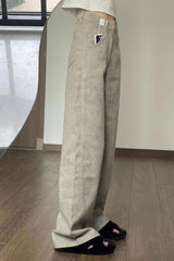 Tie Dye High Waist Relaxed Slim Straight Pants