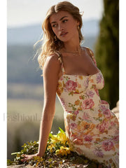 Print Bodycon Floral Dress