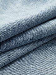 Asymmetric Waist Wide-Leg Jeans