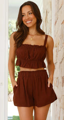 Cooling Cami Top Lounge Shorts Set